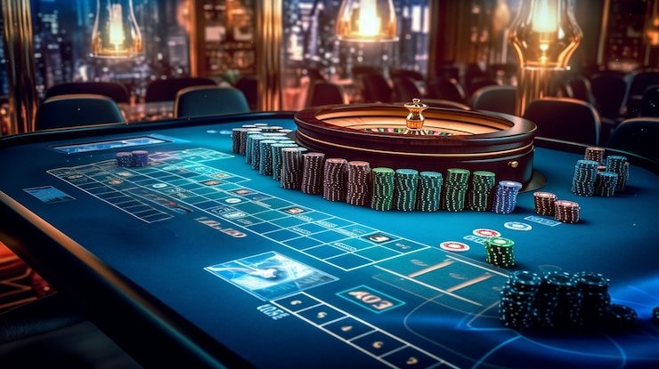 Pengguna membaca bonus harian di ponsel